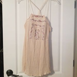 en creme Anthropologie tank